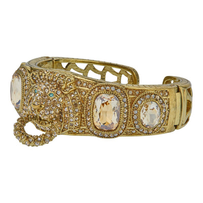 Heidi Daus® "Pride Of The Jungle" Crystal Lion Bracelet