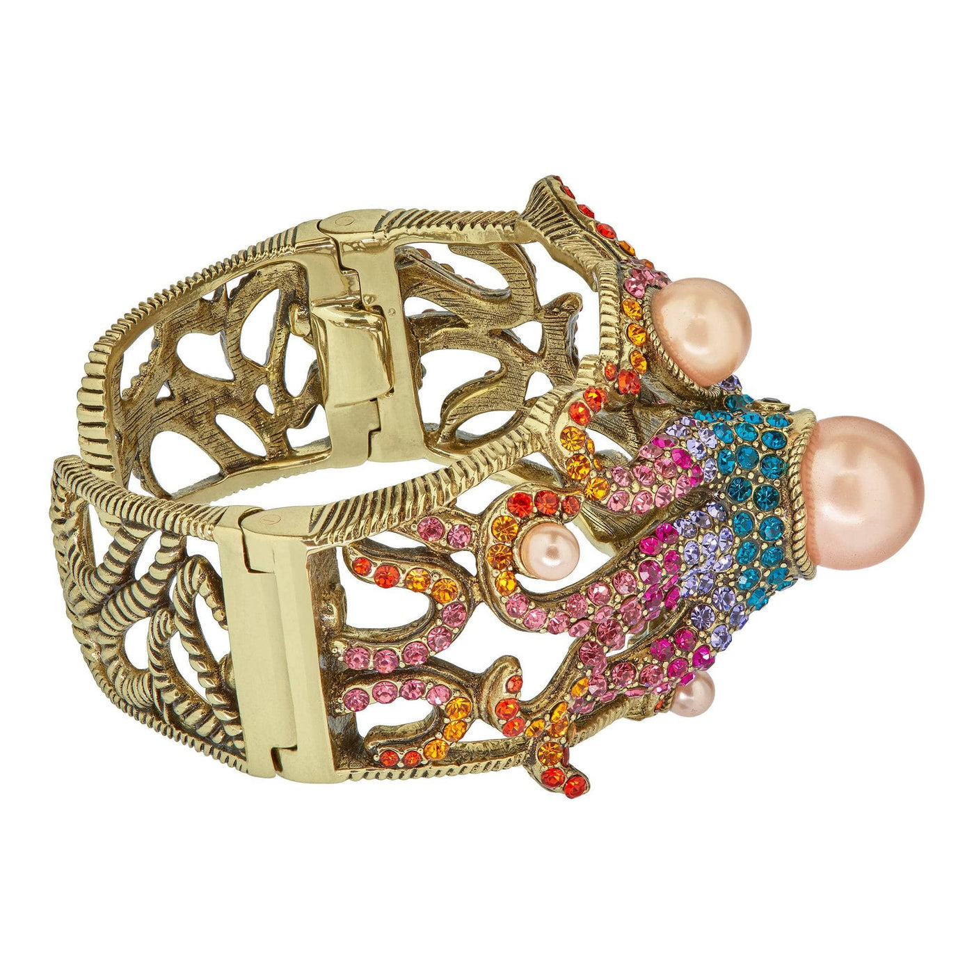 HEIDI DAUS®"Squidley Didley" Beaded Crystal Octopus Bracelet