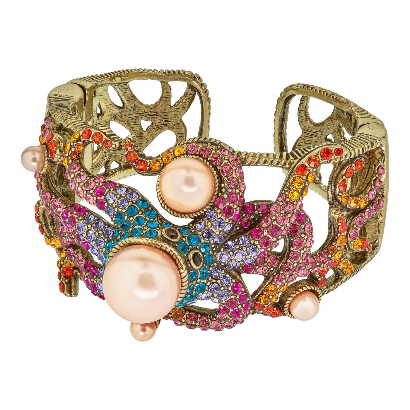 HEIDI DAUS®"Squidley Didley" Beaded Crystal Octopus Bracelet