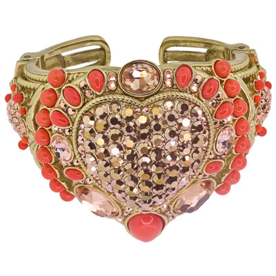 Heidi Daus®"Santa Fe" Crystal Heart Bracelet