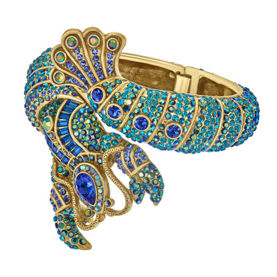 HEIDI DAUS®"Lobster Tales" Crystal Lobster Cuff Bracelet
