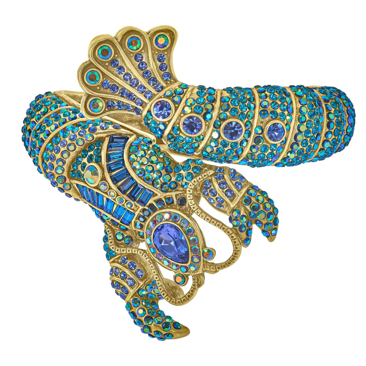 HEIDI DAUS®"Lobster Tales" Crystal Lobster Cuff Bracelet