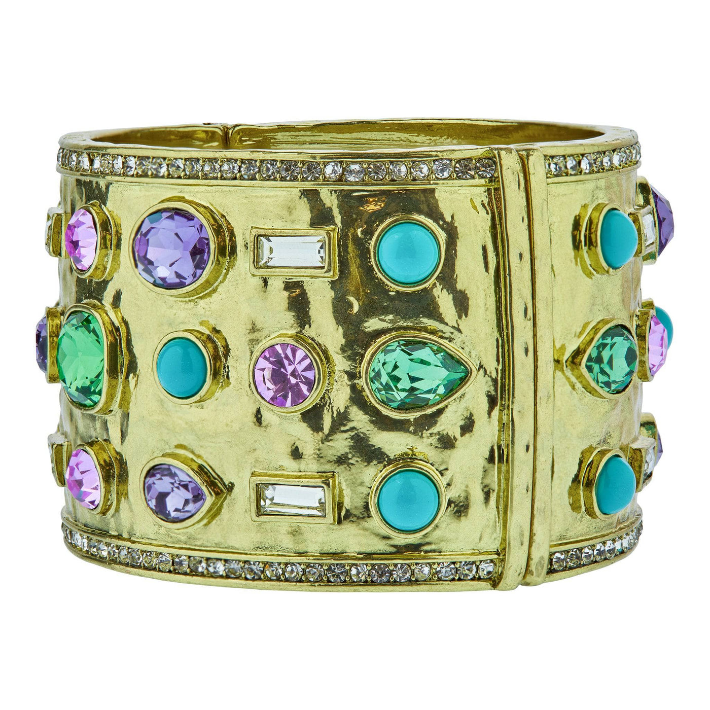 HEIDI DAUS®"Grand Cross" Beaded Crystal Cuff Bracelet