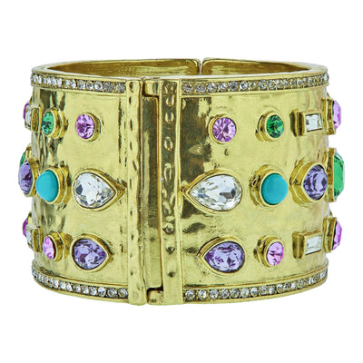 HEIDI DAUS®"Grand Cross" Beaded Crystal Cuff Bracelet