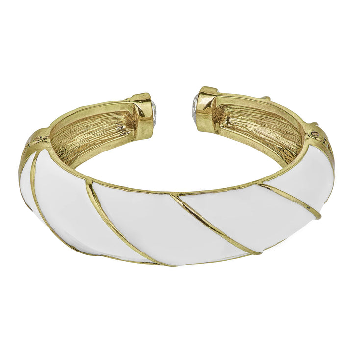 HEIDI DAUS®"The Perfect Wave" Enamel &amp; Crystal Bracelet