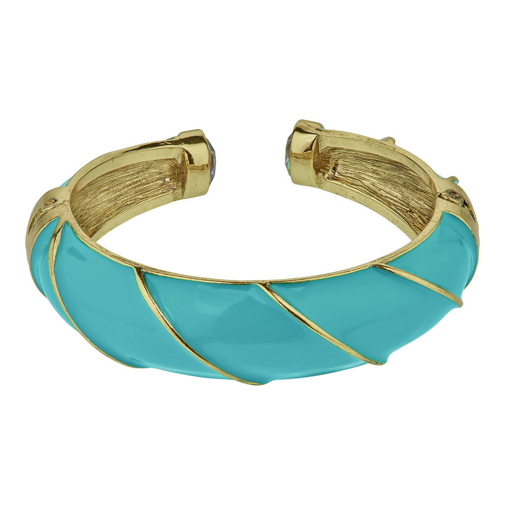 HEIDI DAUS®"The Perfect Wave" Enamel &amp; Crystal Bracelet