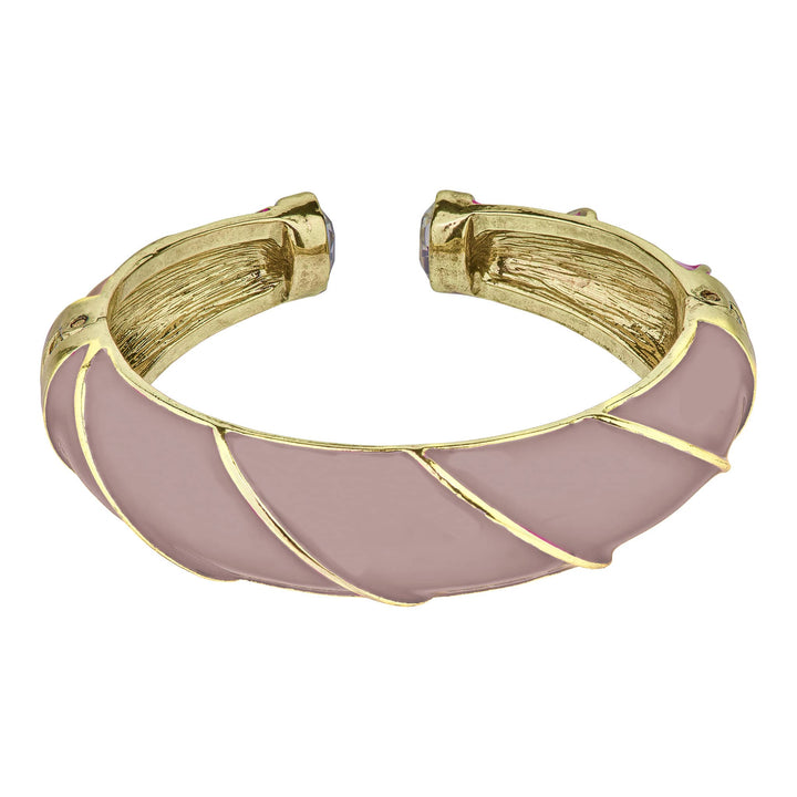 HEIDI DAUS®"The Perfect Wave" Enamel &amp; Crystal Bracelet
