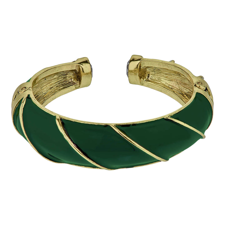 HEIDI DAUS®"The Perfect Wave" Enamel &amp; Crystal Bracelet