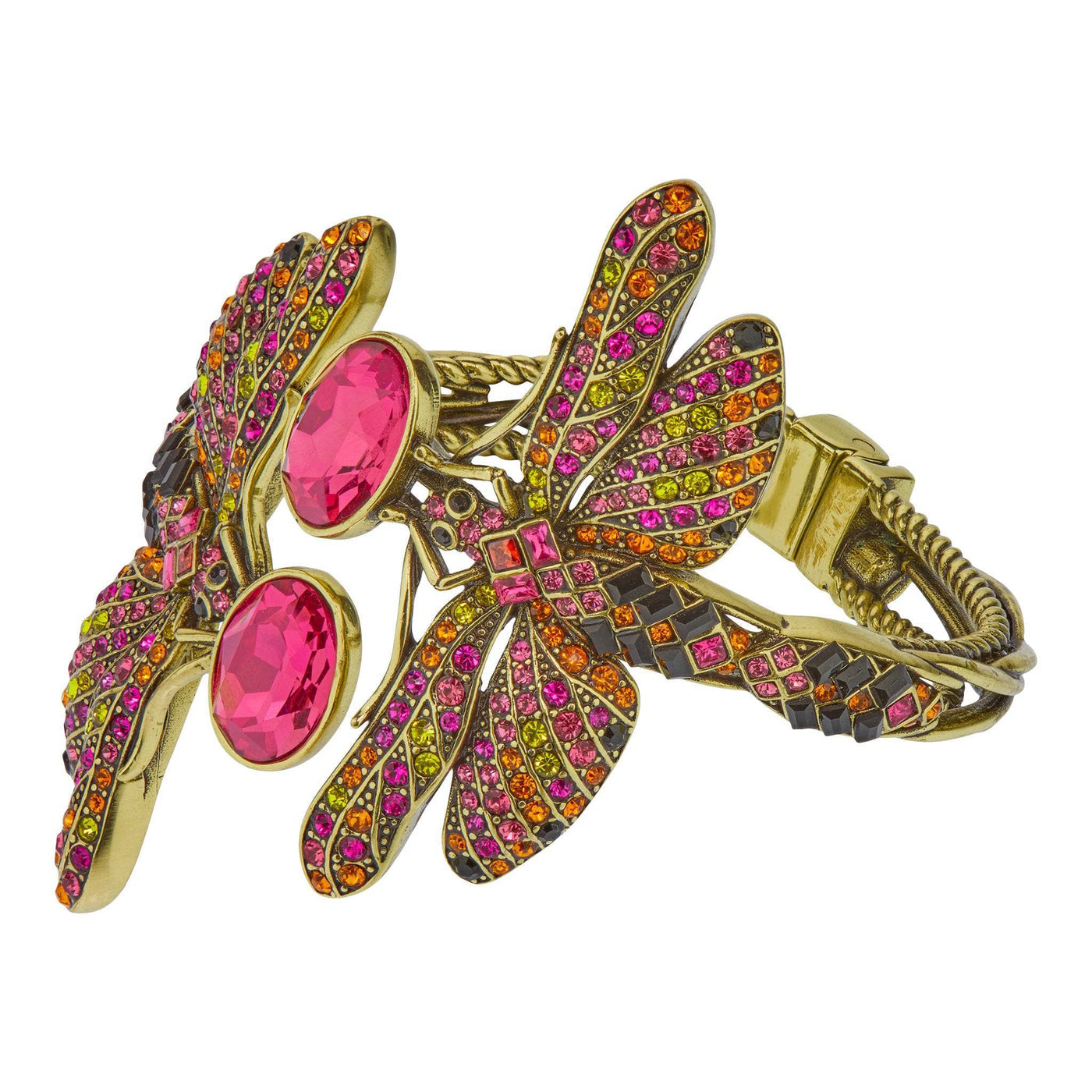HEIDI DAUS® "Dramatic Demoiselle" Crystal Dragonfly Bracelet