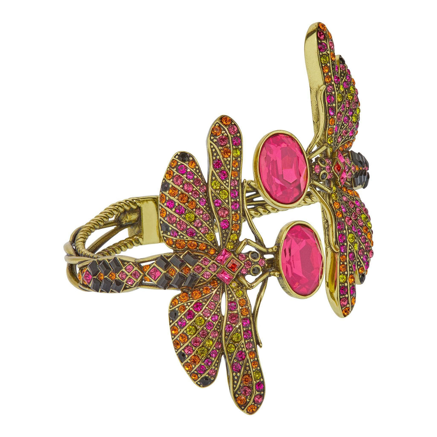 HEIDI DAUS® "Dramatic Demoiselle" Crystal Dragonfly Bracelet