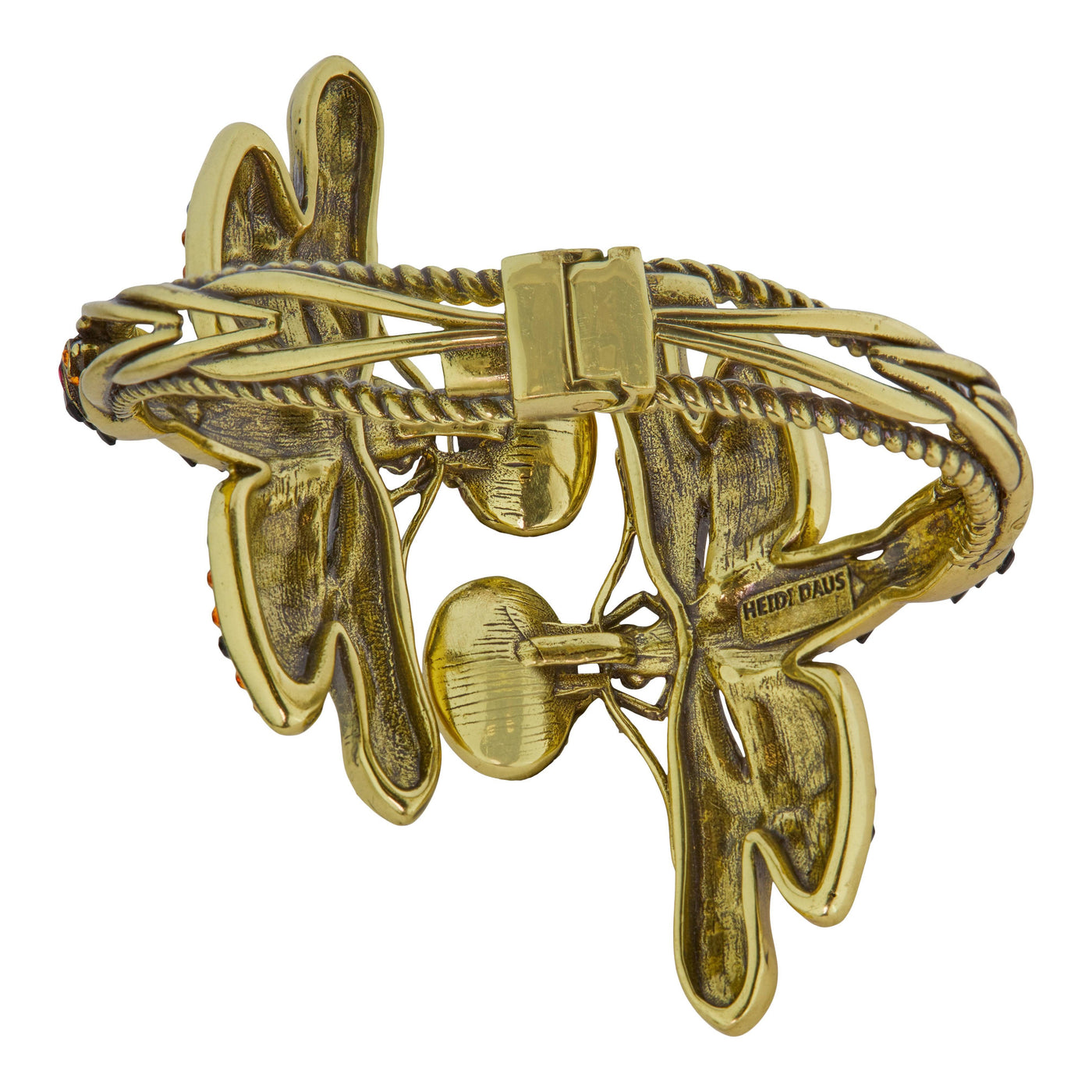 HEIDI DAUS® "Dramatic Demoiselle" Crystal Dragonfly Bracelet