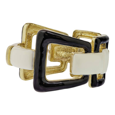 HEIDI DAUS®"New Century" Enamel & Crystal Deco Bracelet