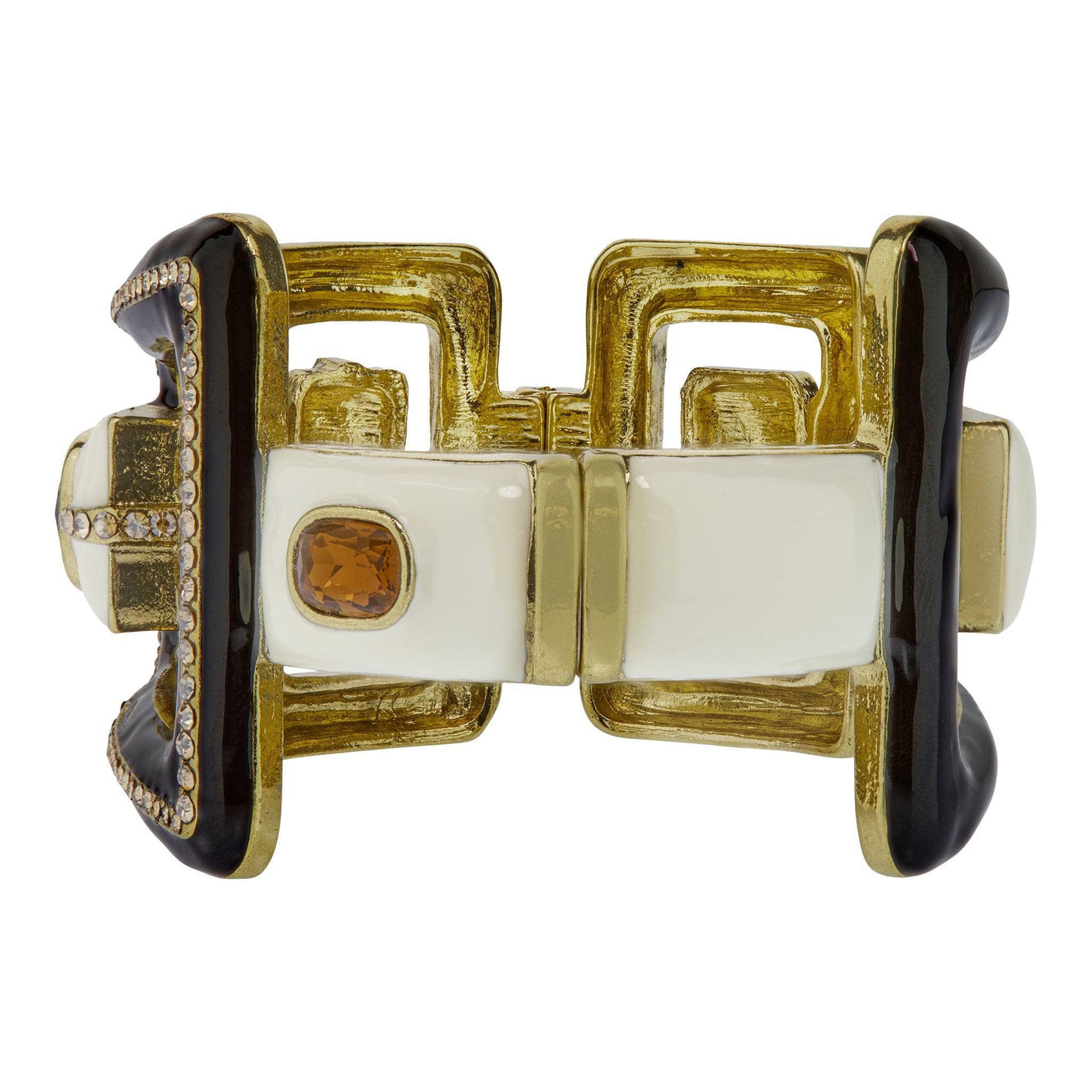 HEIDI DAUS®"New Century" Enamel & Crystal Deco Bracelet
