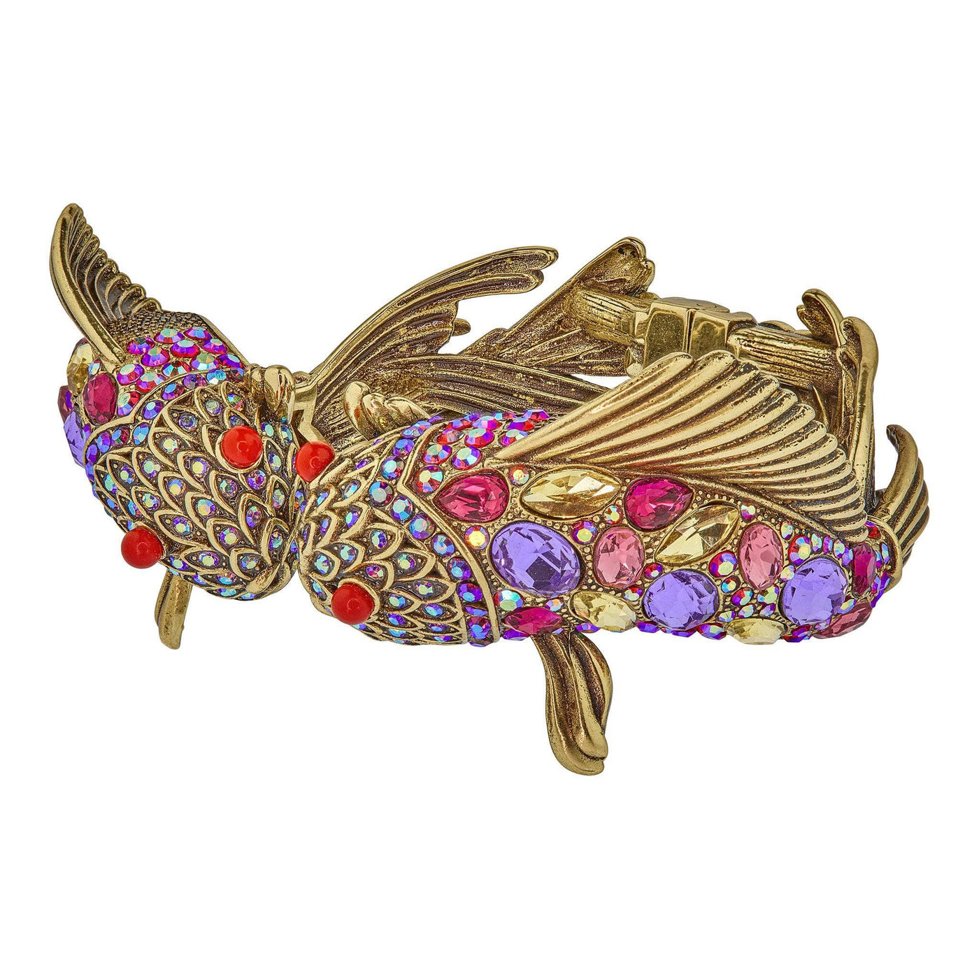 HEIDI DAUS®"One Fish Two Fish" Beaded Crystal Fish Bracelet