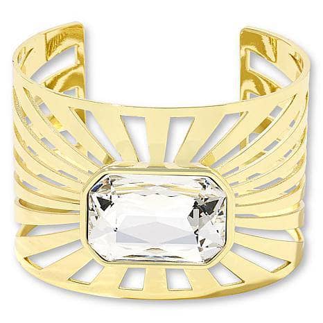 HEIDI DAUS®"Sunray" Goldtone Octagonal Stone Cuff Bracelet HEIDI DAUS®