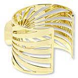 HEIDI DAUS®"Sunray" Goldtone Octagonal Stone Cuff Bracelet HEIDI DAUS®
