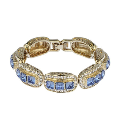 HEIDI DAUS®"Posh Classic" Crystal Art Deco Layout Bracelet