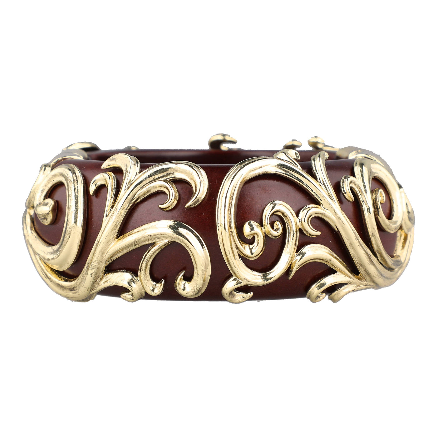 HEIDI DAUS® Rooted Elegance Heritage Scrollwork Wide Bangle