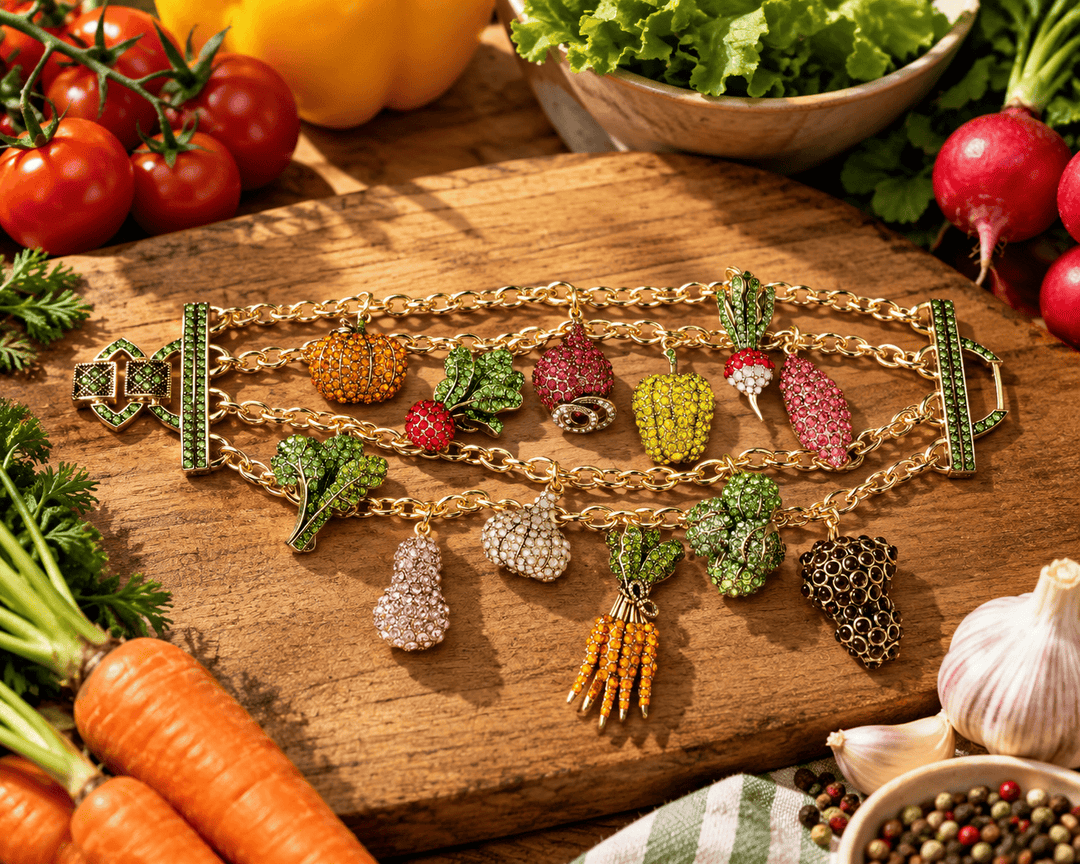 アクセサリー DRESS HIPPY / DH BONES BRACELET-THREE Veritable Vegetable Autumn Harvest bracelet | Heidi Daus – HEIDI DAUS®