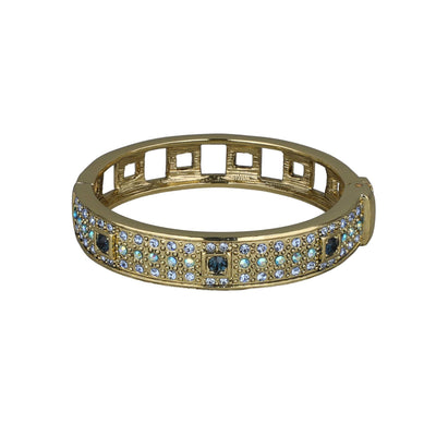 HEIDI DAUS® "The Daily Double" Crystal Art Deco Bangle Bracelet Set