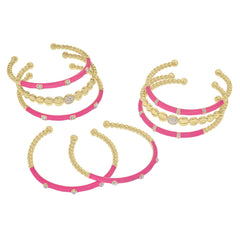 Heidi Daus®"Slim Pickens" Crystal & Enamel 8 Piece Bracelet Set HEIDI DAUS®