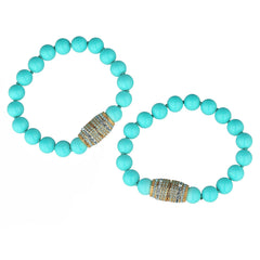 HEIDI DAUS®"Infinite Magic" Crystal Beaded Magnetic Necklace/Bracelet Set HEIDI DAUS®