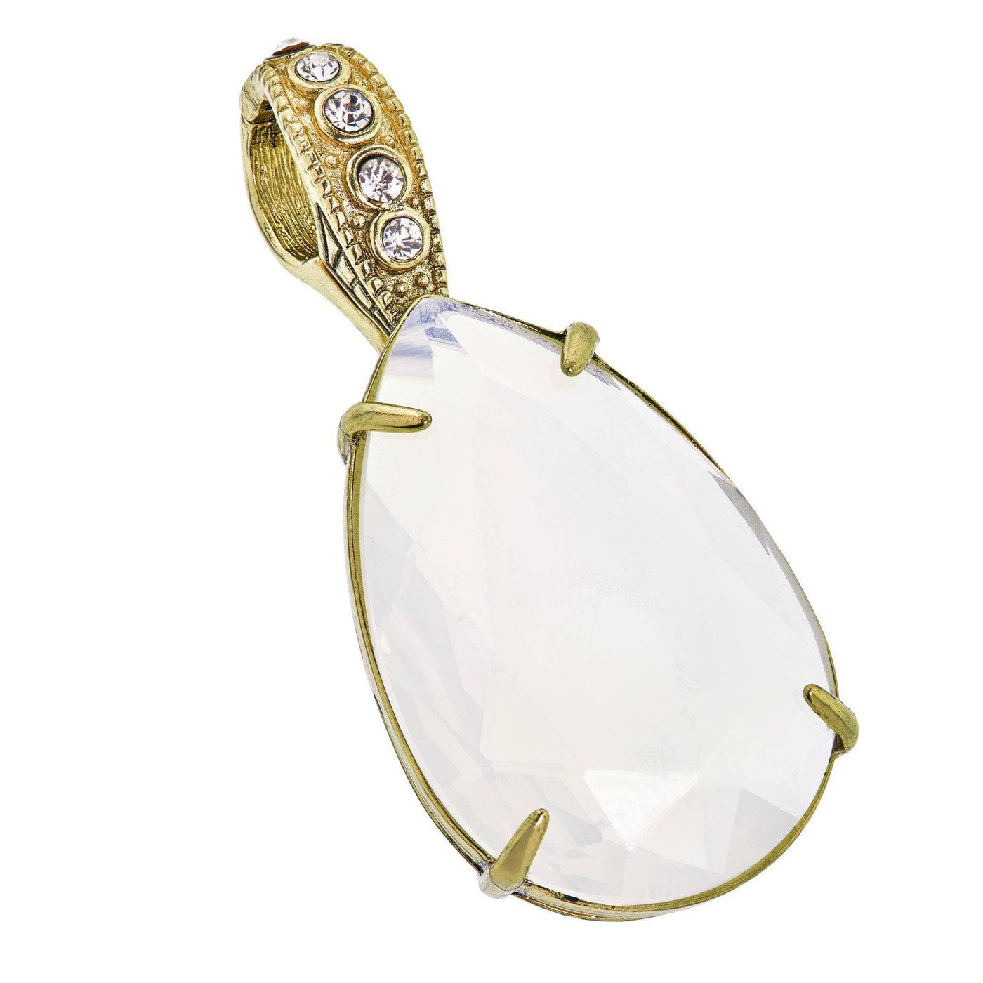 HEIDI DAUS® "Jumbo Tear Drop Rocks" Crystal Magnetic Enhancer Charm HEIDI DAUS®