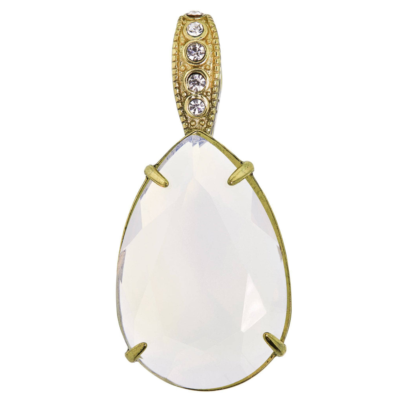 HEIDI DAUS® "Jumbo Tear Drop Rocks" Crystal Magnetic Enhancer Charm HEIDI DAUS®