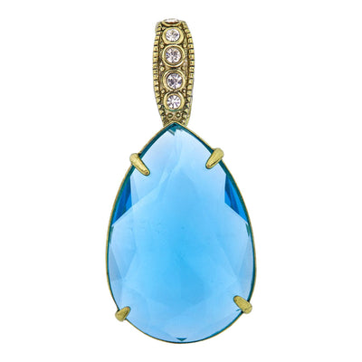 HEIDI DAUS® "Jumbo Tear Drop Rocks" Crystal Magnetic Enhancer Charm HEIDI DAUS®