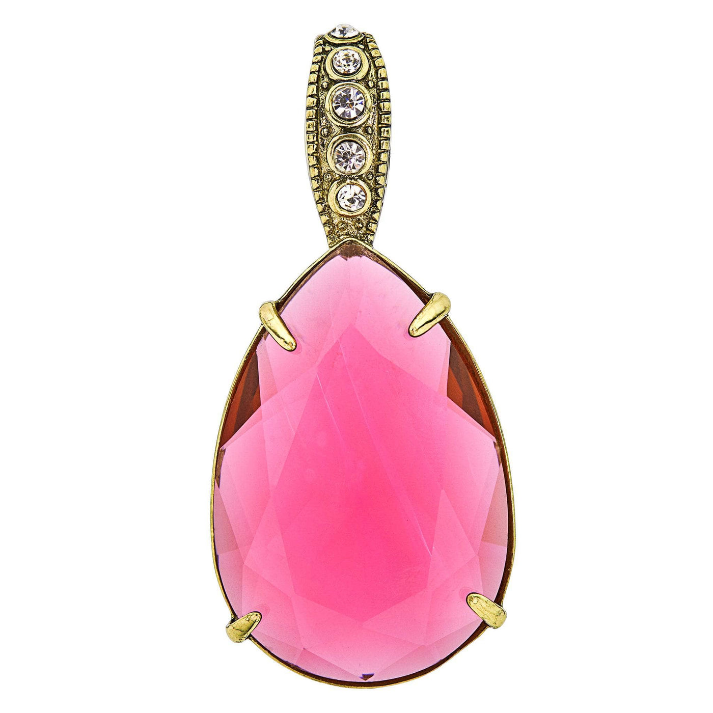 HEIDI DAUS® "Jumbo Tear Drop Rocks" Crystal Magnetic Enhancer Charm HEIDI DAUS®