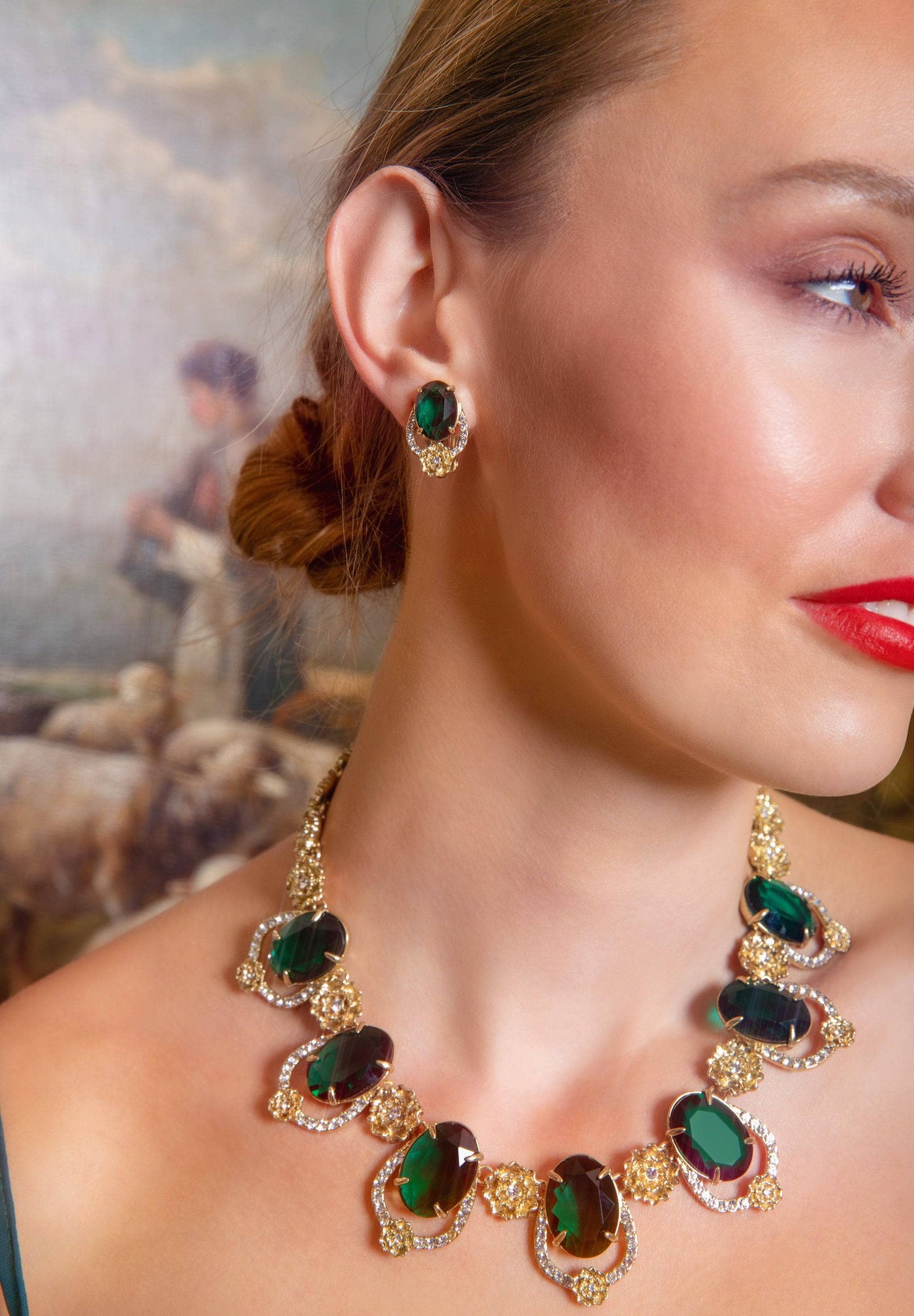 HEIDI DAUS®"Dazzling Duchess" Crystal Regency Button Earrings