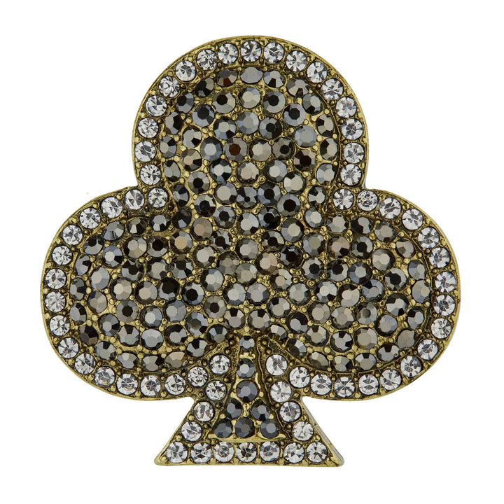 HEIDI DAUS®"Dealers Choice Club" Crystal Club Pin HEIDI DAUS®
