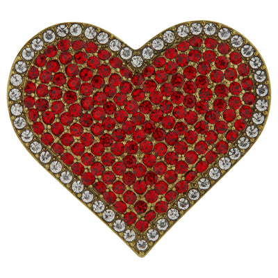 HEIDI DAUS®"Dealers Choice Heart" Crystal Heart Pin