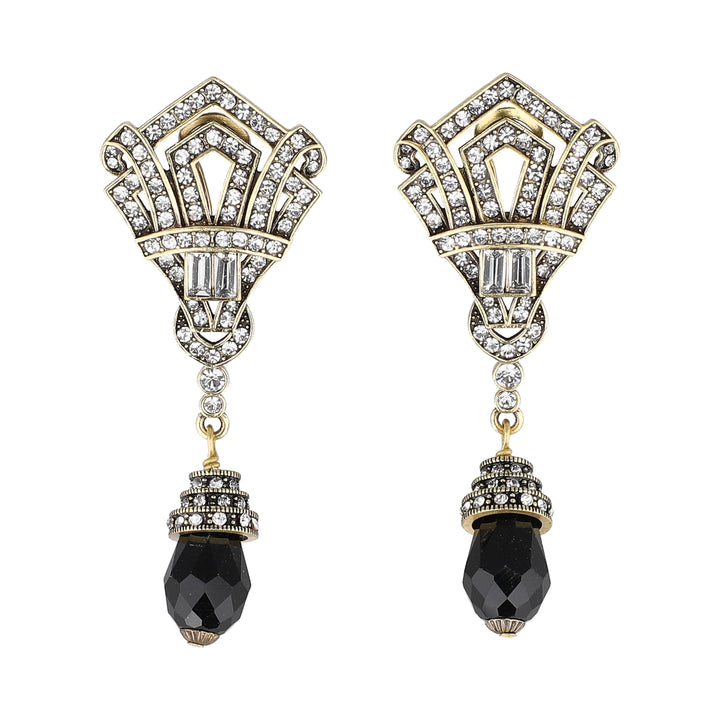 HEIDI DAUS® "Simply Sophisticated" Crystal Art Deco Dangle Earrings