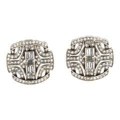 HEIDI DAUS® "Simply Sophisticated" Crystal Art Deco Earrings