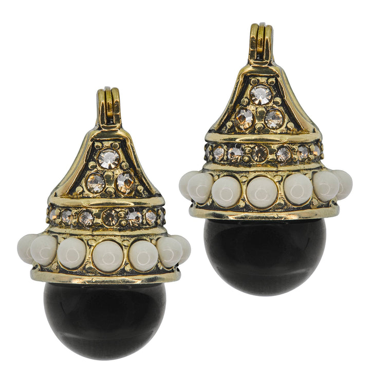 HEIDI DAUS®"Rhapsody In Hues" Beaded Crystal Hoop Earrings HEIDI DAUS®