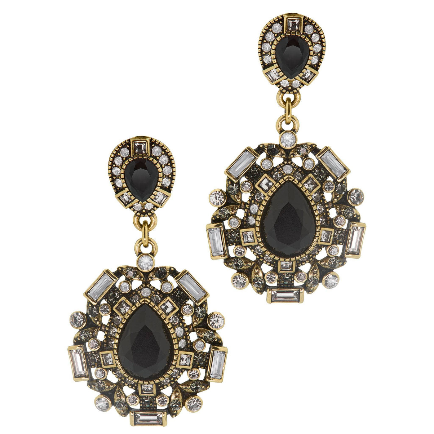 Heidi Daus®"Dazzling Decade" Crystal Deco Earrings