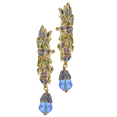 HEIDI DAUS®"Nouveau Dream" Beaded Crystal Dangle Earrings
