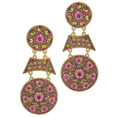 HEIDI DAUS®"Cat's Pajamas" Crystal Statement Dangle Earrings HEIDI DAUS®