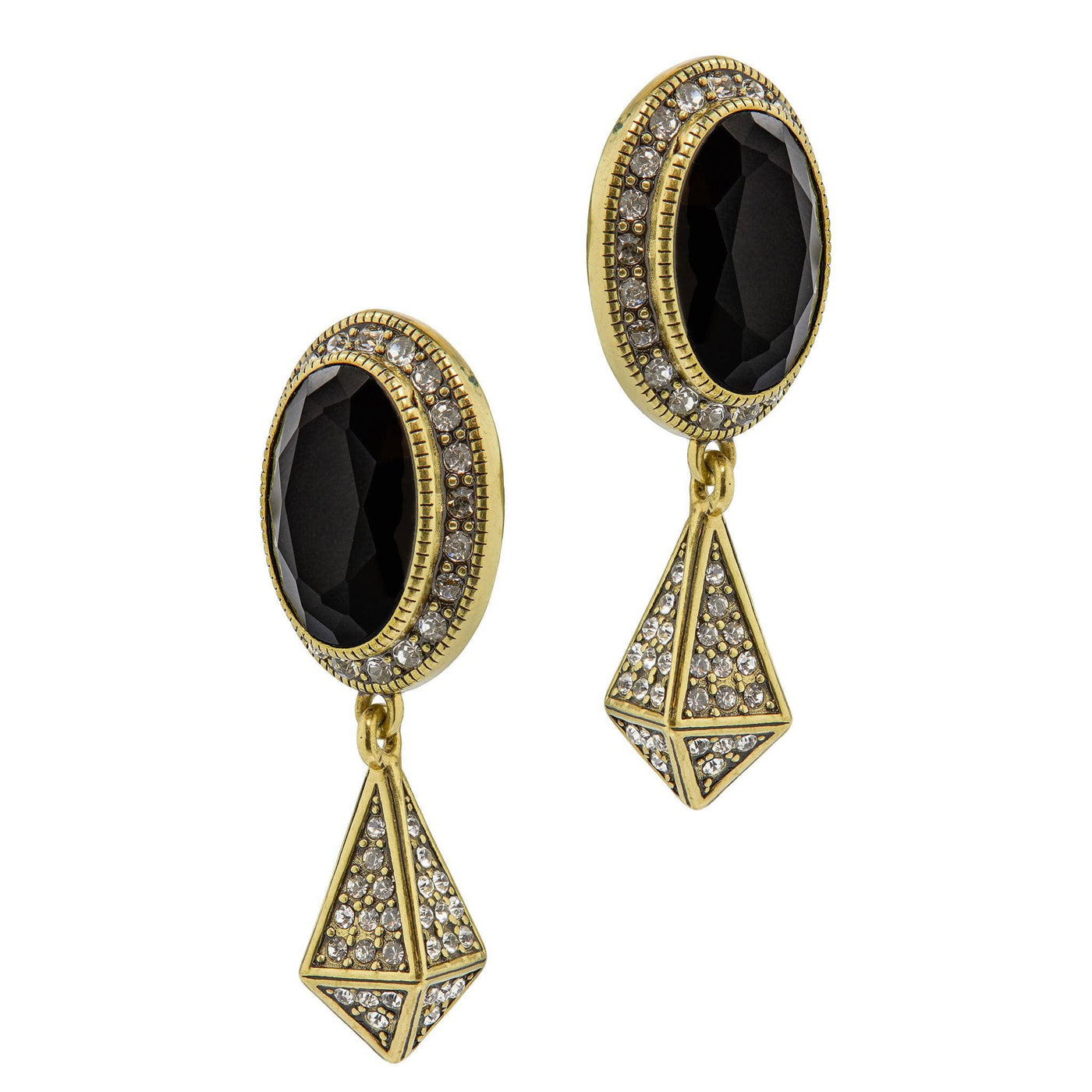 HEIDI DAUS®"Queen Of The Jungle" Crystal Drop Earrings HEIDI DAUS®