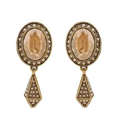 HEIDI DAUS®"Queen Of The Jungle" Crystal Drop Earrings