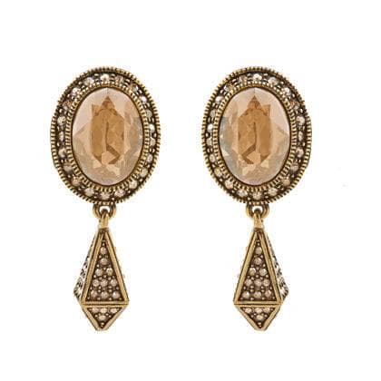 HEIDI DAUS®"Queen Of The Jungle" Crystal Drop Earrings