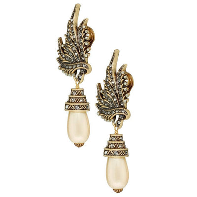 HEIDI DAUS®"A Touch of Class" Beaded Crystal Drop Earrings