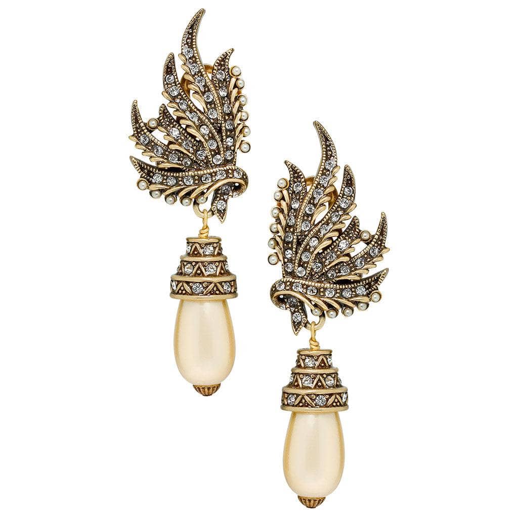 HEIDI DAUS®"A Touch of Class" Beaded Crystal Drop Earrings