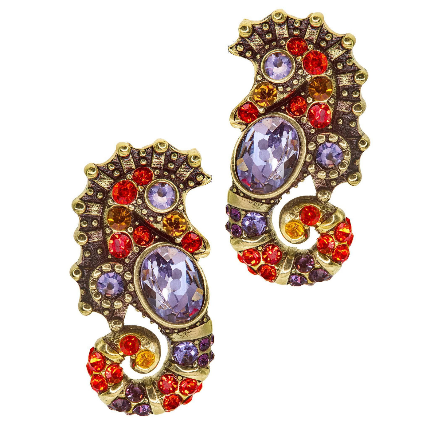 Heidi Daus®"Royal Waterhorse" Crystal Seahorse Earring
