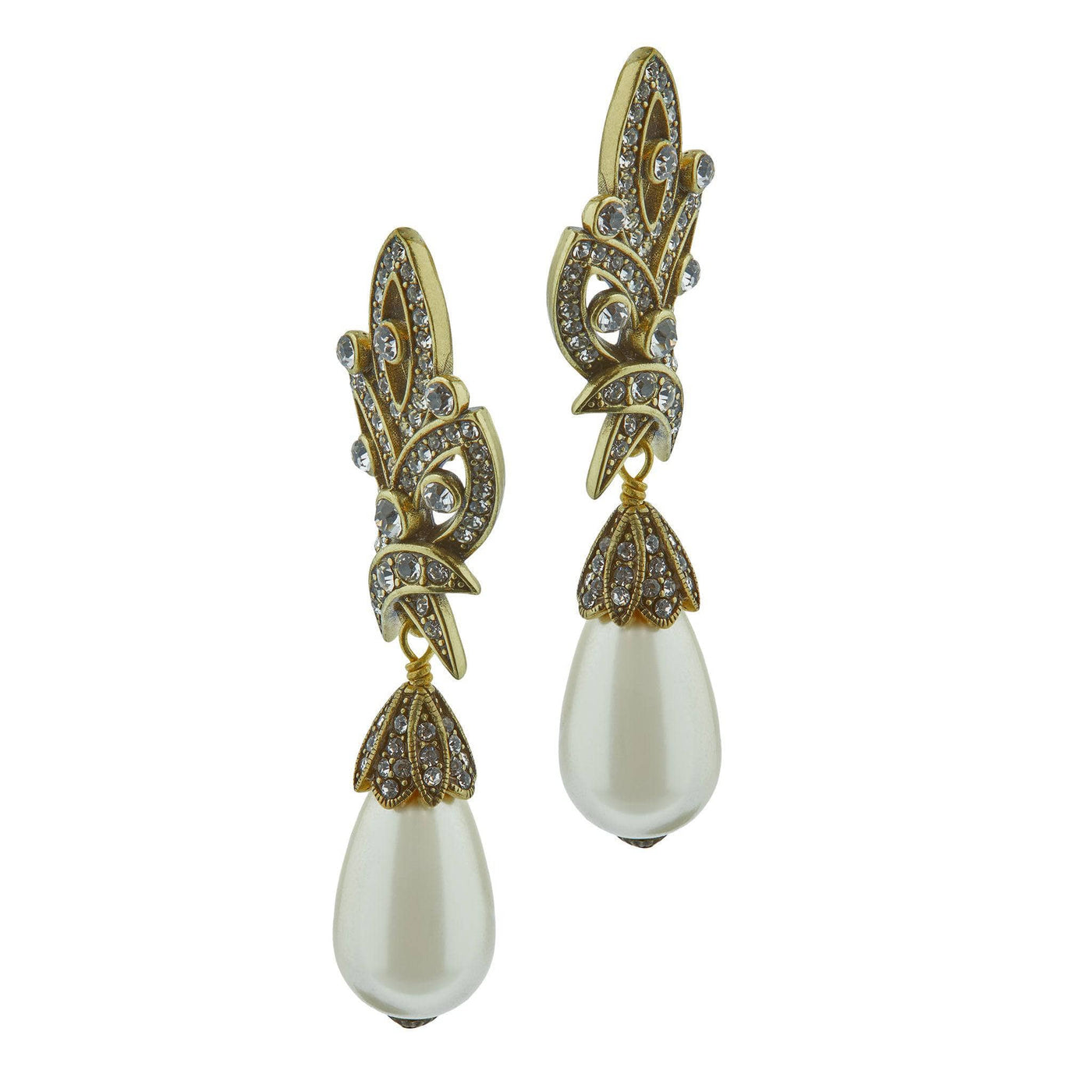 Heidi Daus® "Prim & Proper" Crystal Statement Dangle Earrings