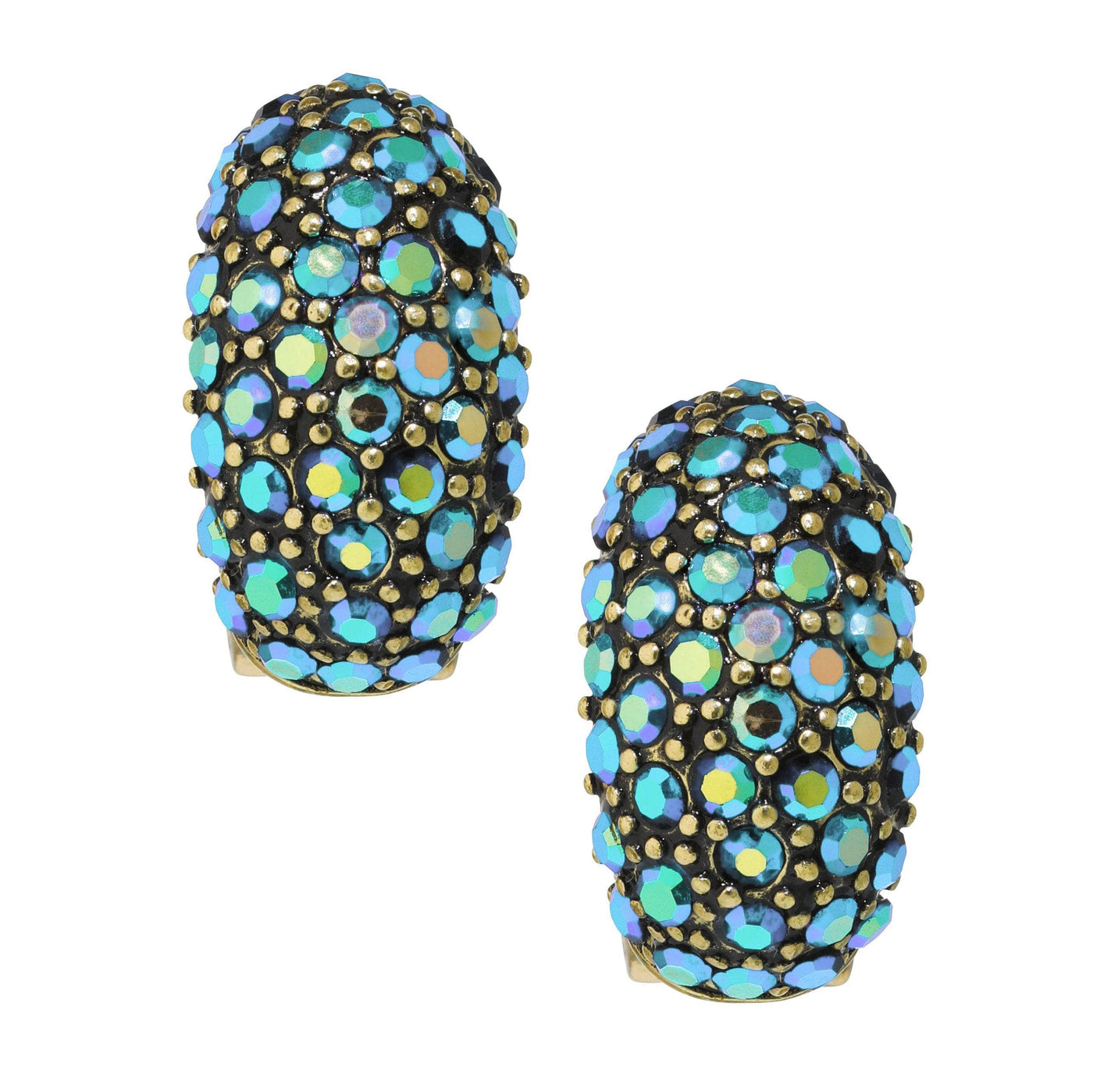 Heidi Daus® "Hugs from Heidi" Crystal Half-Hoop Earrings