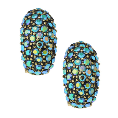 Heidi Daus® "Hugs from Heidi" Crystal Half-Hoop Earrings