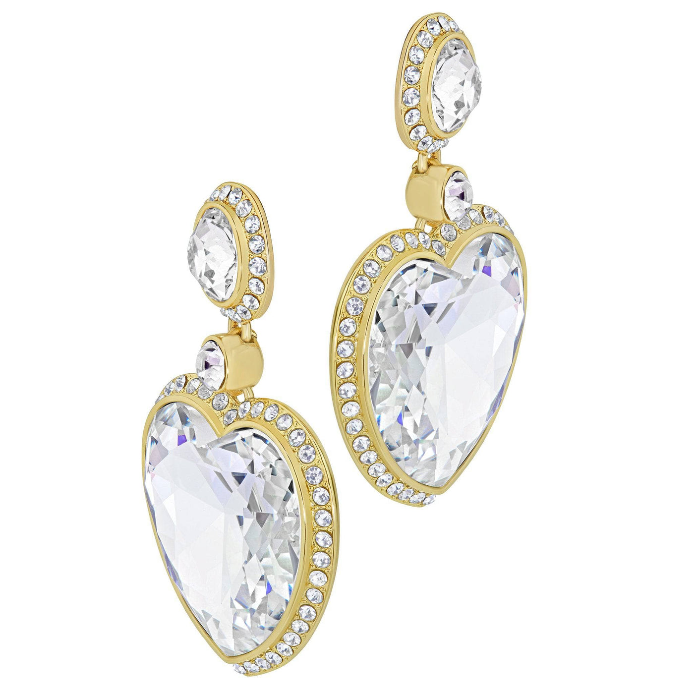 Heidi Daus®"Lovely L'Amore" Crystal Dangle Heart Earrings