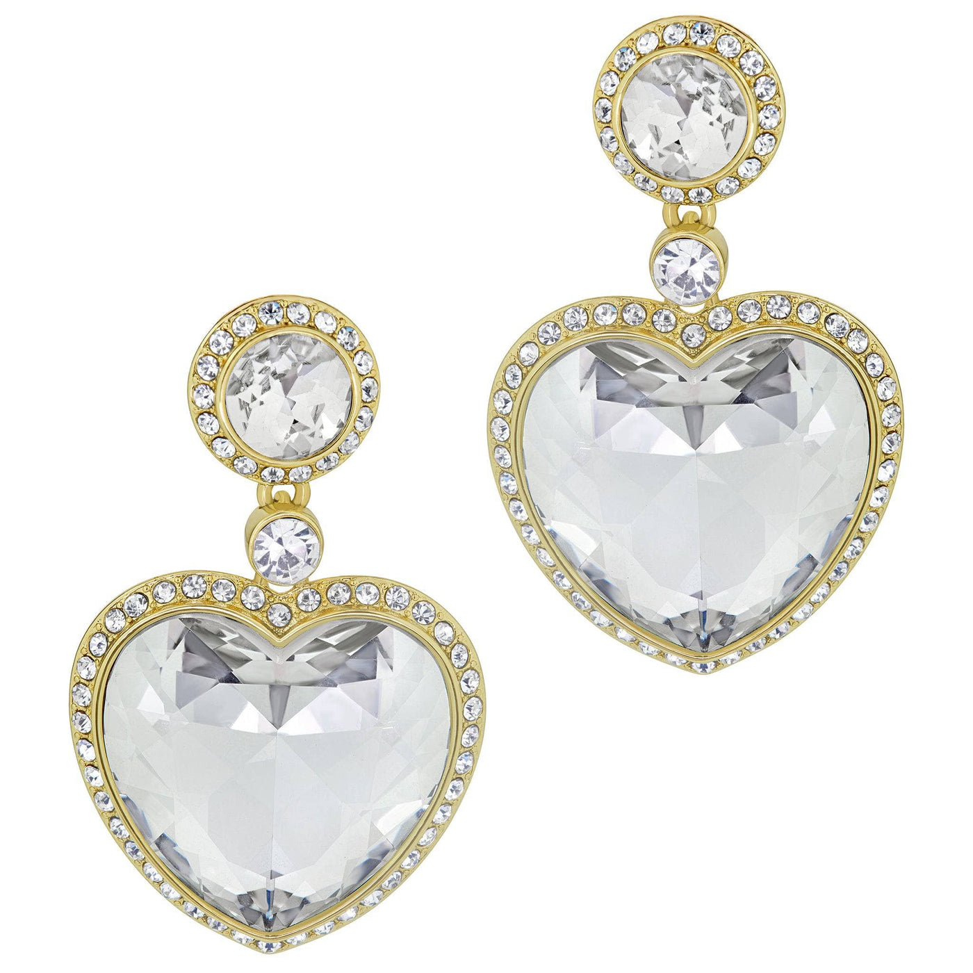 Heidi Daus®"Lovely L'Amore" Crystal Dangle Heart Earrings